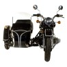 Sidecar windscreen and bracket assembly, stainless, textile until 2012
